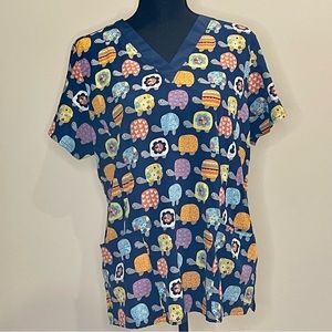 Prints by Maevn Women's Scrub Too, Size Large